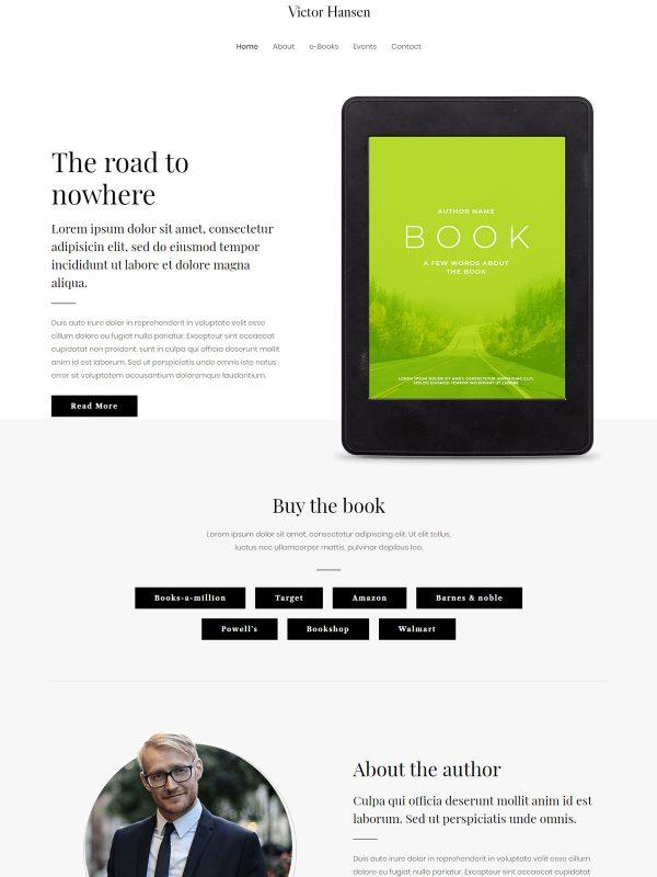 19. e-Book Author Theme